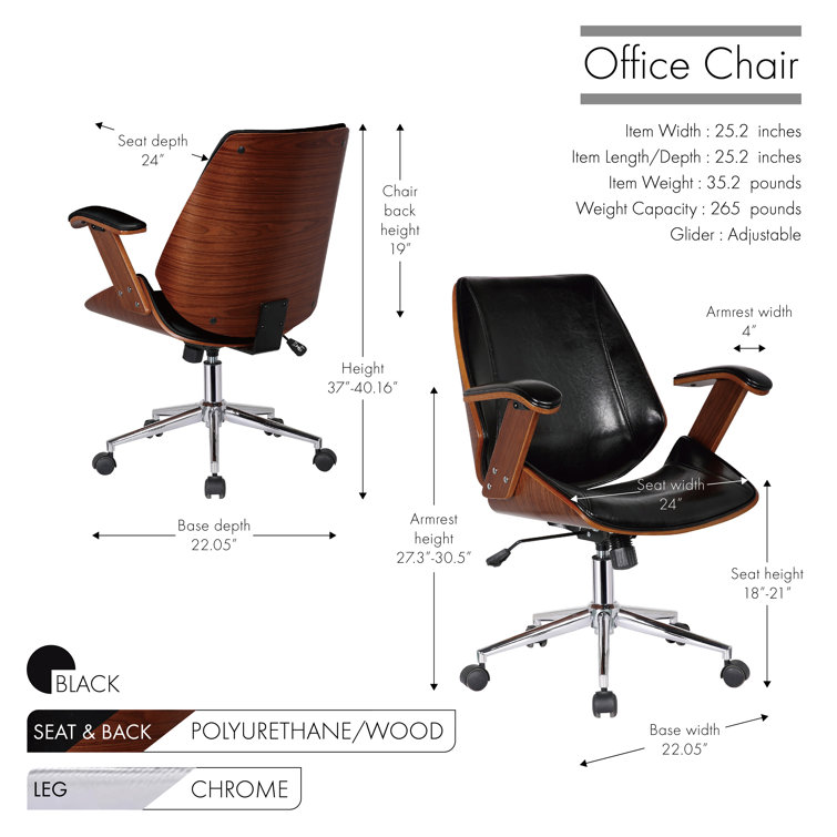 24 inch best sale high office chair